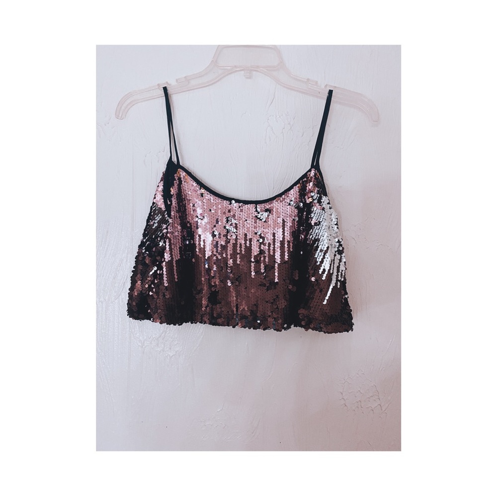Forever 21 Sequined Crop Top
